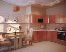 Брескваста боја у унутрашњости кухиње