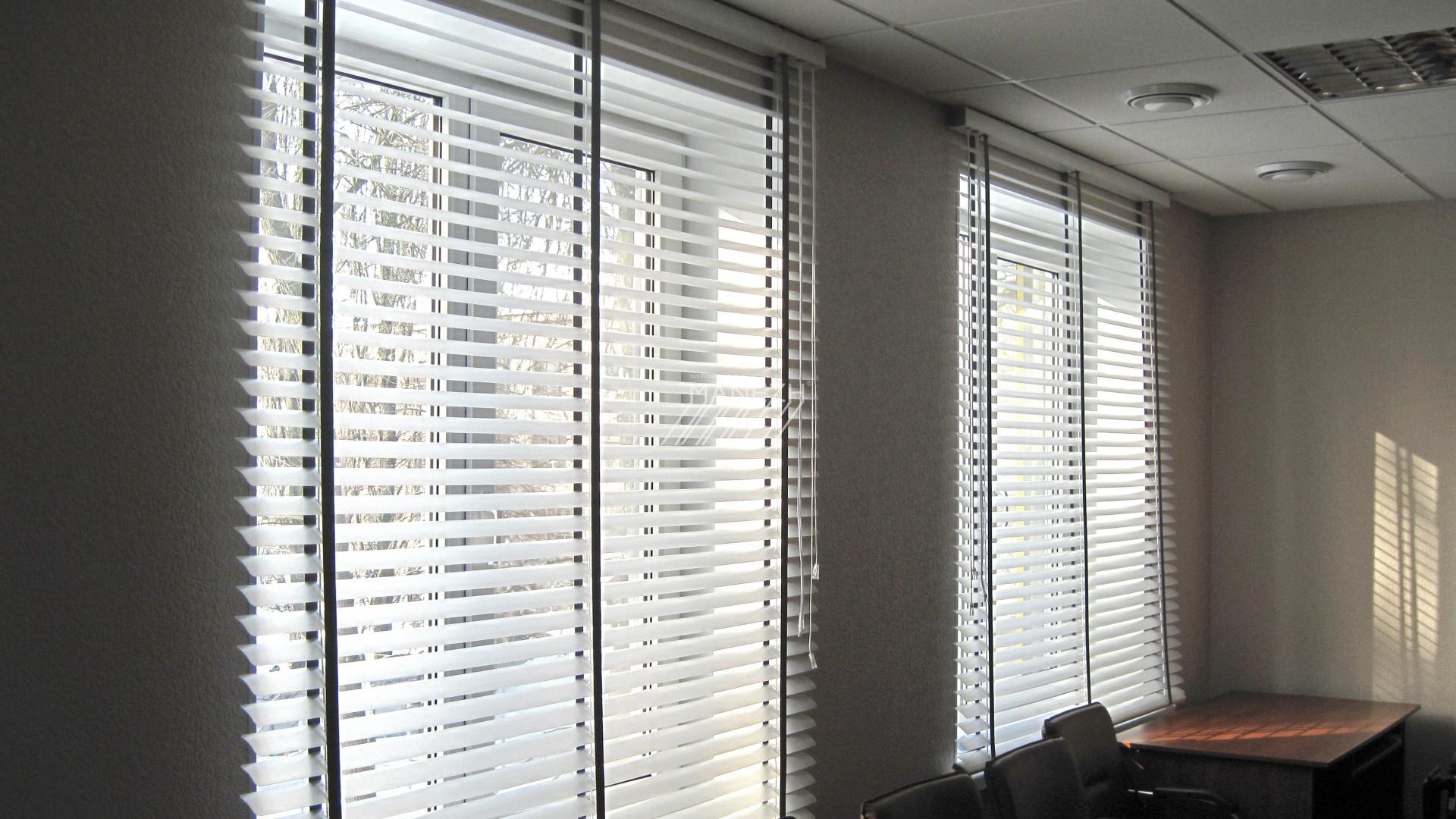 Blinds for a spacious and large office space