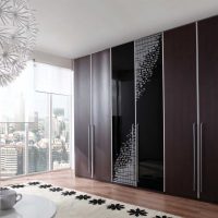 corner wardrobe in the design of the corridor picture