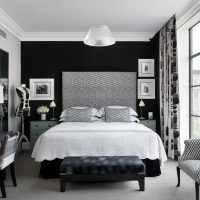 black wallpaper in the design of a room in the style of futurism photo