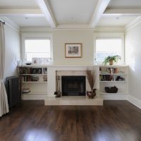 hinged fireplace in the bedroom picture