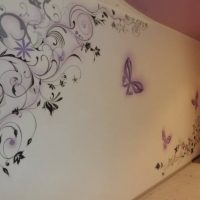 beautiful butterflies in the style of the bedroom photo