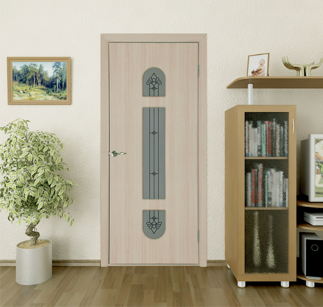 light white oak in the design of the living room