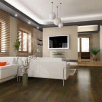 beautiful white oak in the interior of the bedroom picture