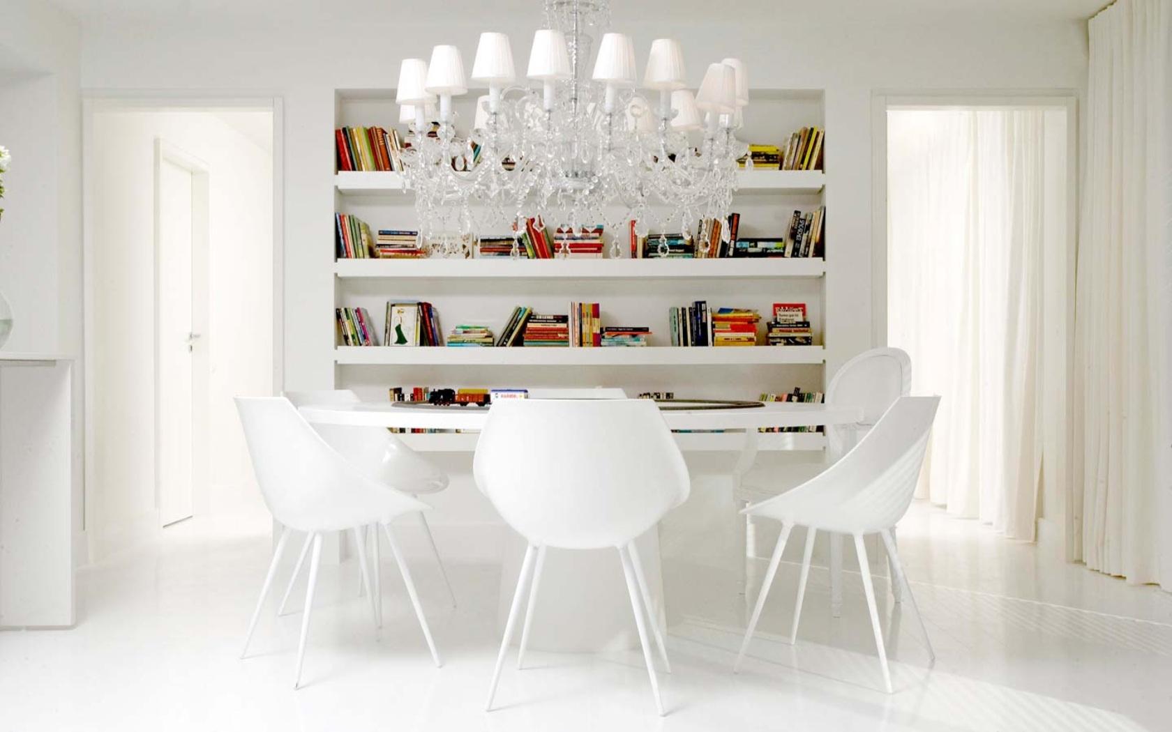 beautiful bedroom interior in white