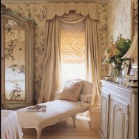 beautiful bedroom interior in french style photo