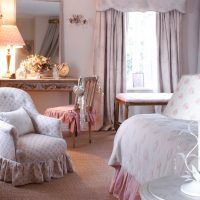 beautiful bedroom interior in the style of shabby chic picture