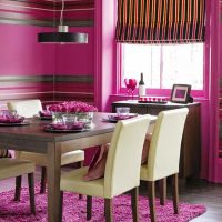 beautiful interior corridor in fuchsia color picture