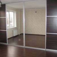 corner wardrobe in the design of the corridor photo