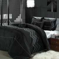 unusual room style in black color picture