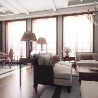 light art deco style apartment picture