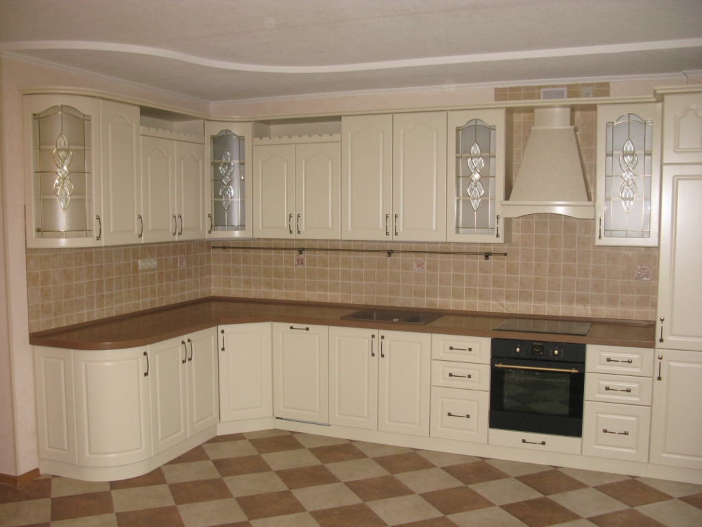 bright beige high-tech kitchen design