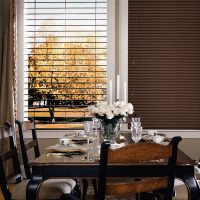 beautiful bedroom style in chocolate color photo