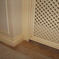 baseboard seramik ringan di pedalaman gambar apartmen