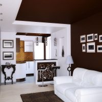 dark corridor design in eclectic style picture