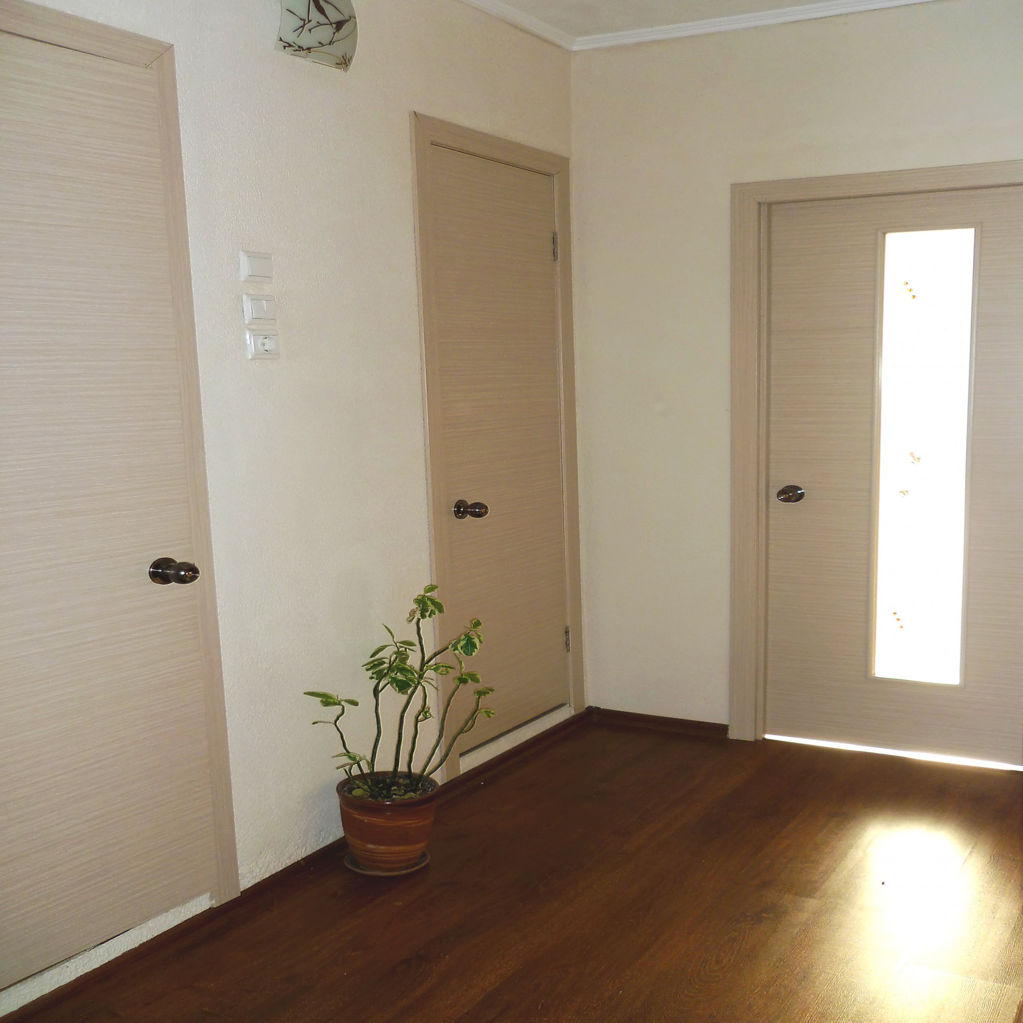 beautiful white oak in the living room decor