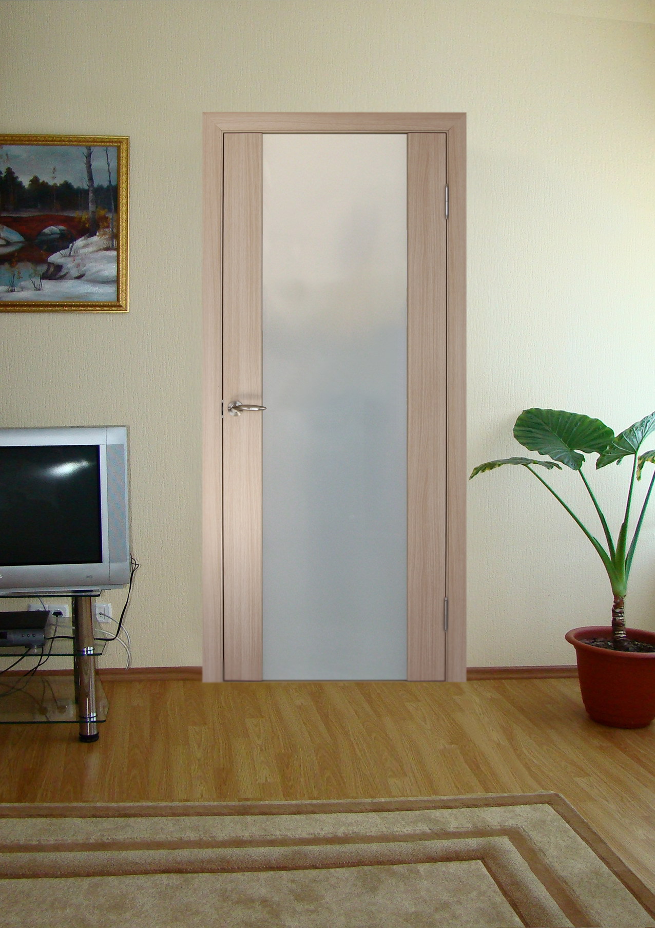 light white oak in the style of the hallway