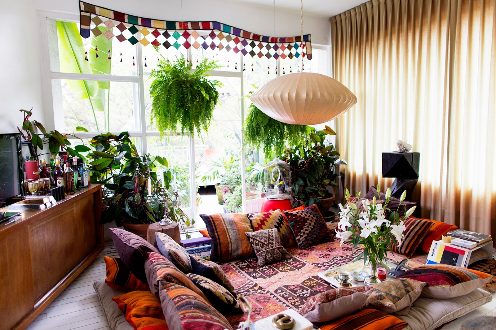 light style hallway in ethnic style