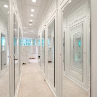 white walls in the interior of the kitchen in the style of minimalism picture