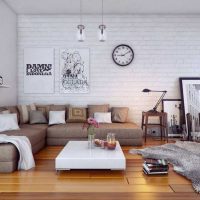 white walls in the style of the bedroom in the style of Scandinavia photo