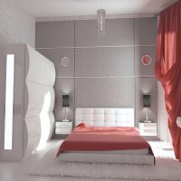 futurismo nell'arredamento del corridoio in foto a colori vivaci