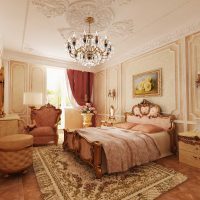 bright baroque apartment design photo