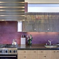 unusual apartment style in violet color picture