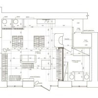 gambaran dalaman apartmen ergonomik yang terang