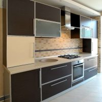 dalaman dapur cahaya dalam gambar warna wenge