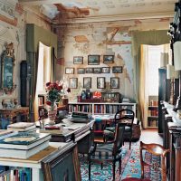 beautiful boho style entrance hall picture