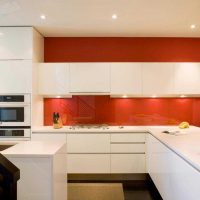 combining red with other colors in home design photo