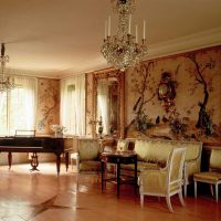 bright rococo style apartment photo