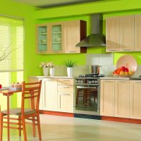 warna pistachio yang indah dalam hiasan gambar apartmen