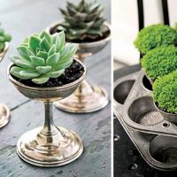 the idea of ​​beautiful flower pot decoration