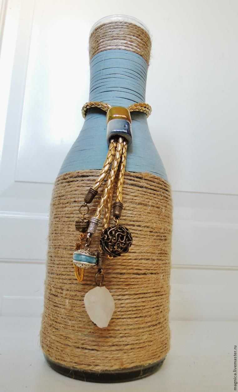 beautiful twine bottle design