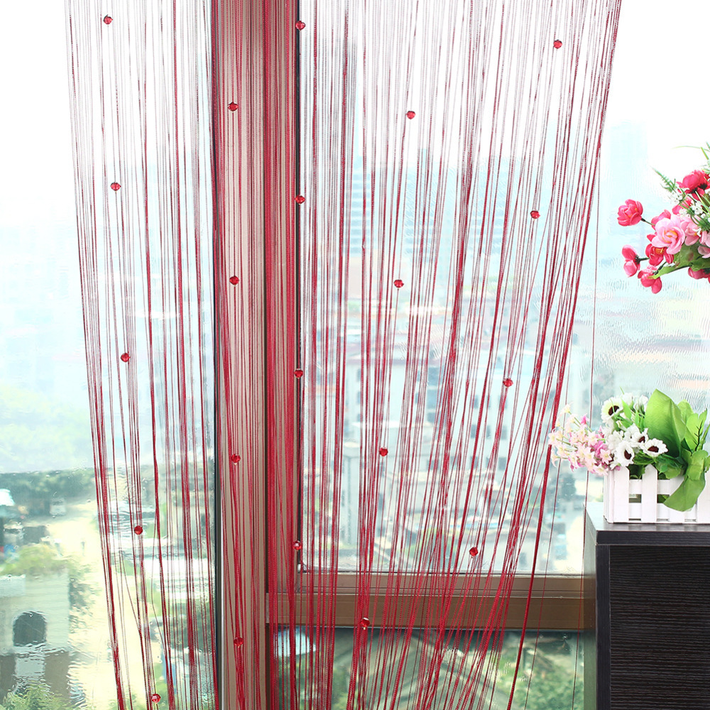 the idea of ​​brightly decorating the curtains with your own hands