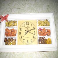 DIY bright wall clock decoration photo