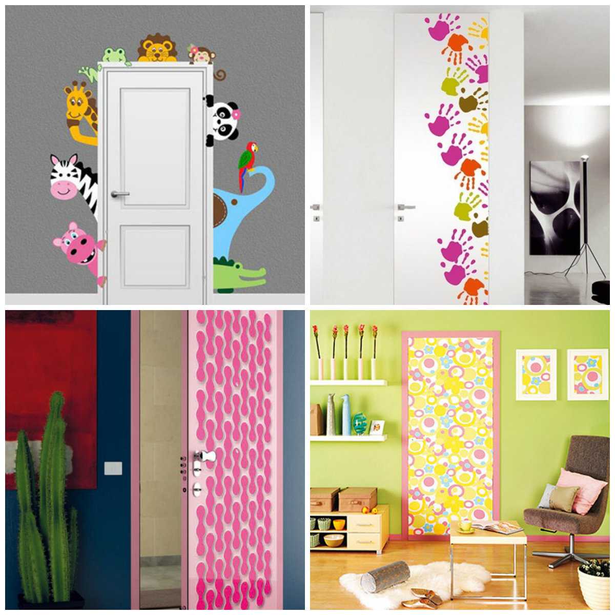 do-it-yourself dekorasi pintu depan