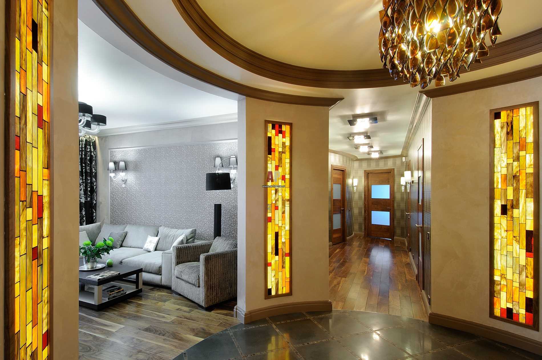 classic stained glass style apartment