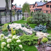 unusual creation of a country house design with stones picture