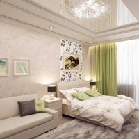 Bright decor bedroom living room picture