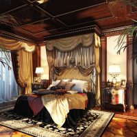 original bedroom decor in the Empire style picture