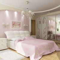 a combination of light pink in the interior of the living room with other colors picture