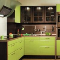 combining light tones in the decor of the kitchen photo