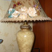 unusual design lamp shade improvised materials photo