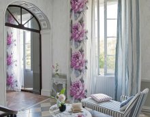 beautiful room decor in spring style photo