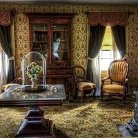 light living room style victorian style photo