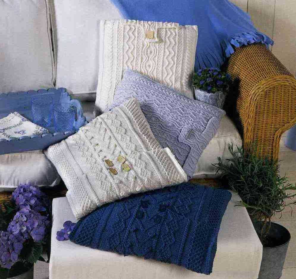 selendang crocheted dalam hiasan bilik