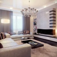 light design apartment in modern style photo