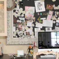 light room interior with old boards picture